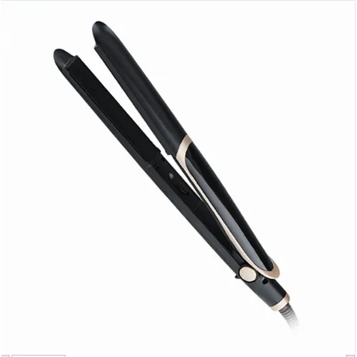 2022 LED Display Hair Curler Gold Titanium Plate 2 in 1 Gorgeous Hair Straightener
