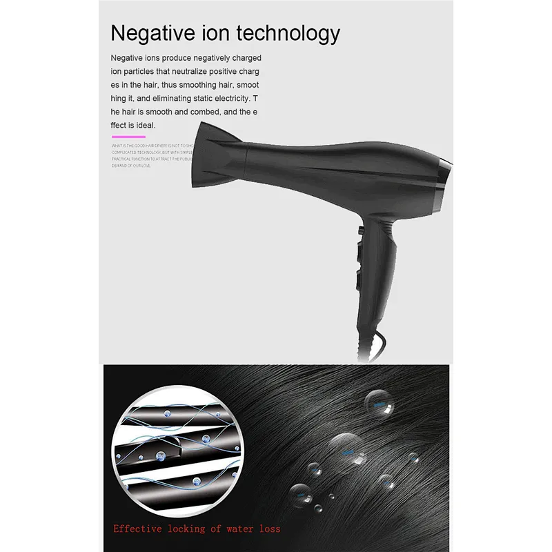Far Infrared Ionic Hair Salon Equipment Blow Dryer Hair Dryer