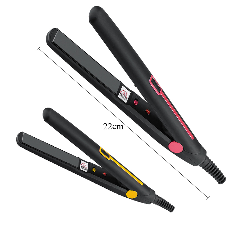 Mini 30W Hair Straightener Black Color PTC Heater Wholesale Steam Ceramic Hair Straightener Aluminum Plate PTC Heating Element