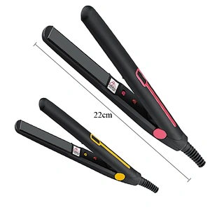 Mini 30W Hair Straightener Black Color PTC Heater Wholesale Steam Ceramic Hair Straightener Aluminum Plate PTC Heating Element