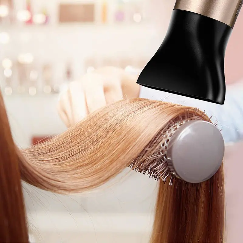 1875W Hair Dryer, Nano Ionic Blow Dryer Professional Salon Hair Blow Dryer Lightweight Fast Dry Low Noise, with Concentrator