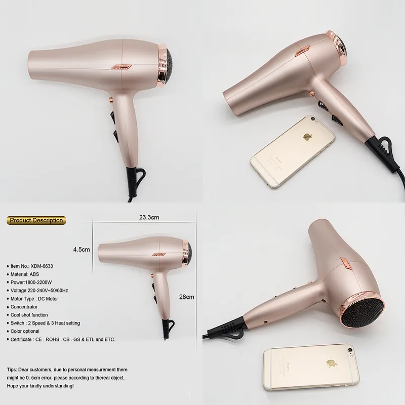 Professional AC Salon Commerical Hair Dryer Blow Machine Customized Hair Dryer With Ionic