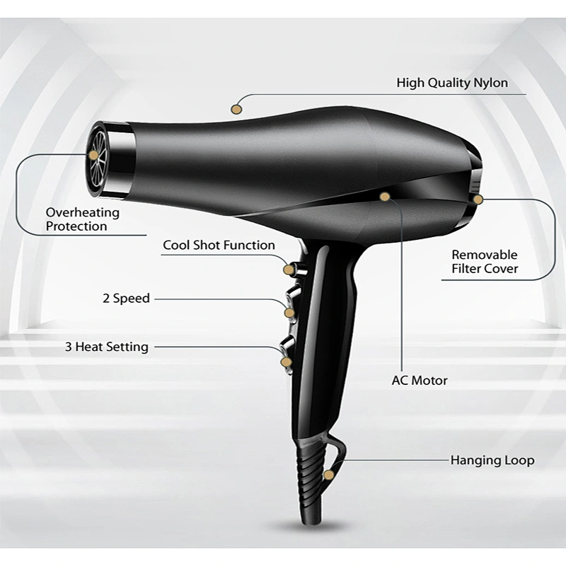 Hot Product Ionic Amazon Bestseller Professional AC Motor Hair Dryer Hair Dryer Professional Hair Dryer