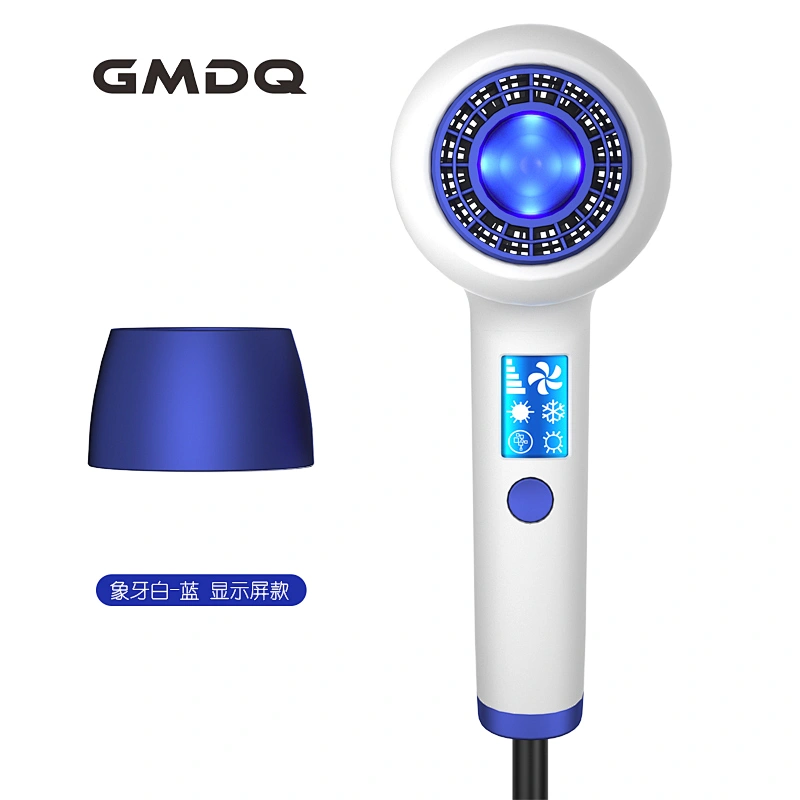 Professional DC 1250W Temperature Select With LED Display Ionic Protable Foldable Hair Dryer