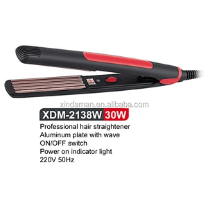 Amazon Hot selling aluminum plate ceramic for optional PTC heating element high quality cheapness hair straightener