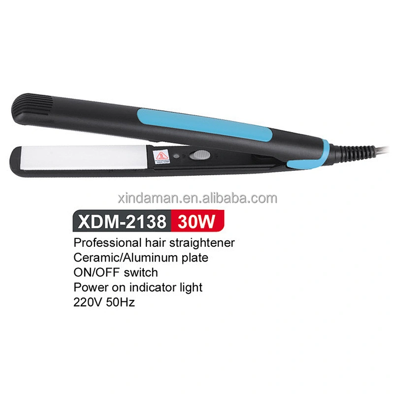Amazon Hot selling aluminum plate ceramic for optional PTC heating element high quality cheapness hair straightener