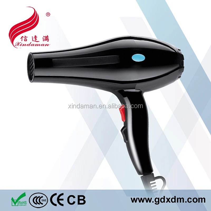 Amazon Wholesale Hair Dryer Professional AC Long Life Salon Hair Blow Dryer Negative Ionic Function Black Color Hair Dryer