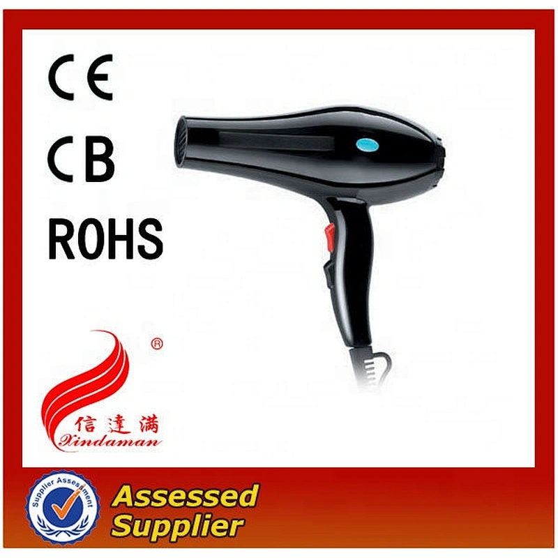 Amazon Wholesale Hair Dryer Professional AC Long Life Salon Hair Blow Dryer Negative Ionic Function Black Color Hair Dryer