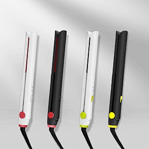2022 New Straighten Flat Iron Ceramic Custom Logo Ionic Fast High Heat Swivel Cord Hair Straightener