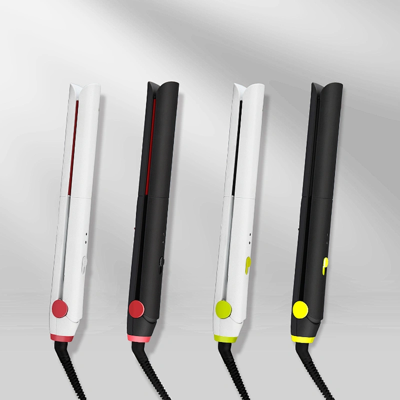 2022 New Straighten Flat Iron Ceramic Custom Logo Ionic Fast High Heat Swivel Cord Hair Straightener