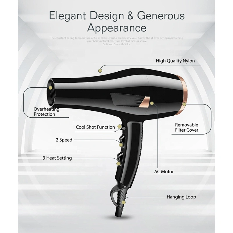 OEM Custom Wholesale Hot and Cold Blower Hair Salon Equipment Hair Dryer Professional Hair Dryer