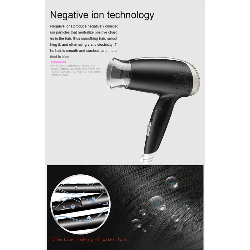 2021 Hot Sale OEM Customized Foldable Mini Travel Hair Dryer Hair Salon Equipment Hair Dryer