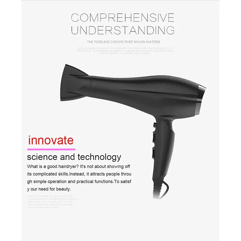 Far Infrared Ionic Hair Salon Equipment Blow Dryer Hair Dryer