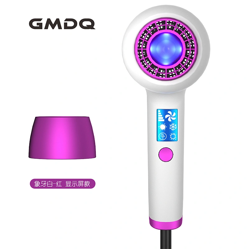 Professional DC 1250W Temperature Select With LED Display Ionic Protable Foldable Hair Dryer