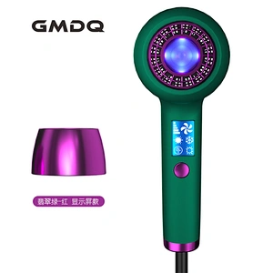 Professional DC 1250W Temperature Select With LED Display Ionic Protable Foldable Hair Dryer