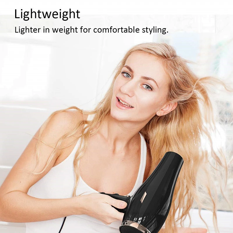 Big Diffuser & Concentrator Negative Ion 1875W Household DC Hair Dryer