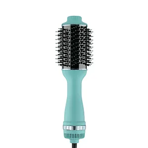 3 in 1 Ionic One Step Hair Dryer & Volumizer Styler Hot Air Brush Hair Dryer Brush With 360°C Swivel Power Card