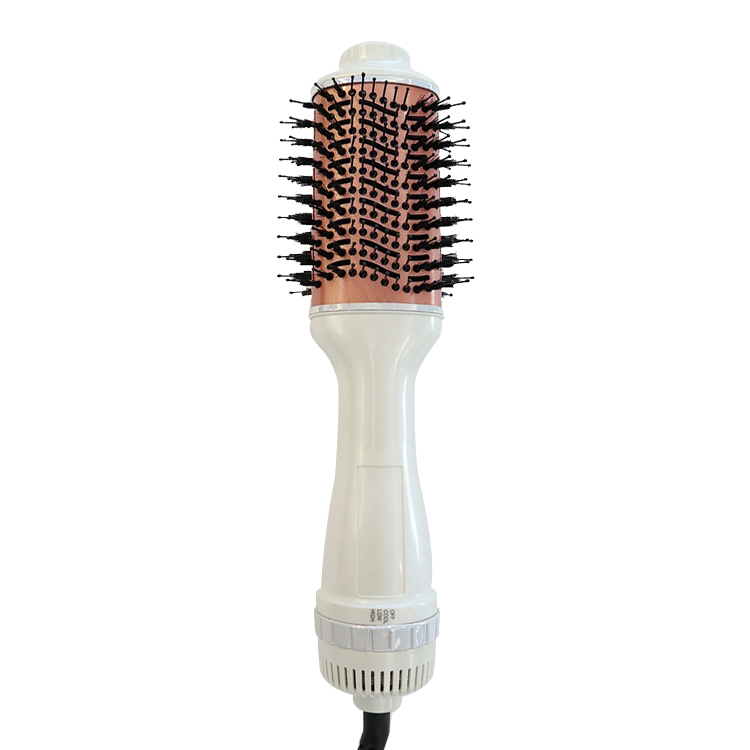 3 in 1 Ionic One Step Hair Dryer & Volumizer Styler Hot Air Brush Hair Dryer Brush With 360°C Swivel Power Card