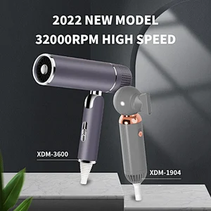 Newest Design Wall Mounted With Concentrator 1600W Ionic Protable Travel Foldable Hair Dryer