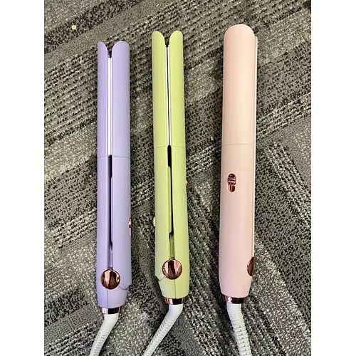 2022 New Straighten Flat Iron Ceramic Custom Logo Ionic Fast High Heat Swivel Cord Hair Straightener