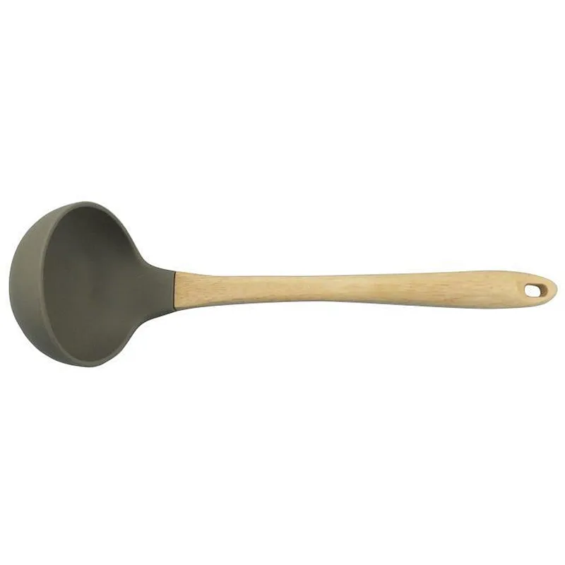 8 Pieces Silicon Kitchen Cooking Utensils Set, Wooden handle