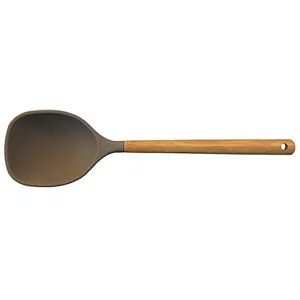 6 pieces Silicone Kitchen Utensils set, bamboo handle