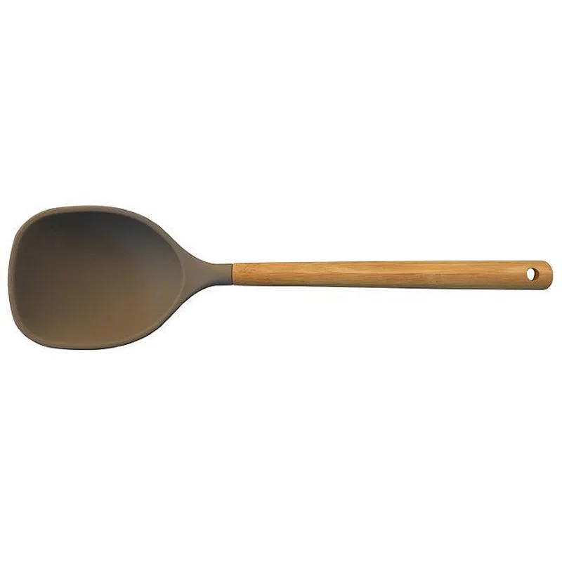 6 pieces Silicone Kitchen Utensils set, bamboo handle