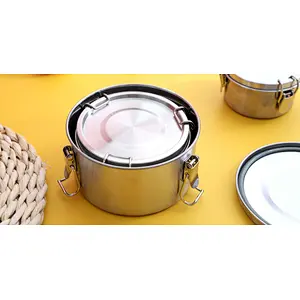 Sealed round shape food container