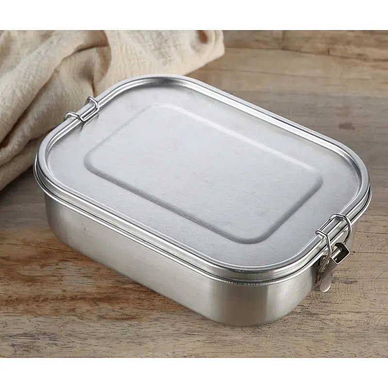 Sealed rectangular lunch box