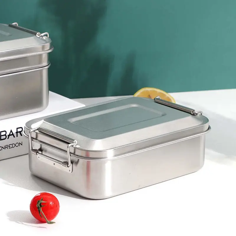 Stainless steel single layer lunch box