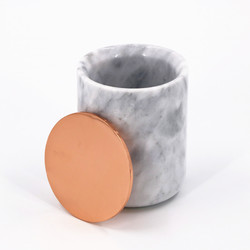 Marble Candle Jar