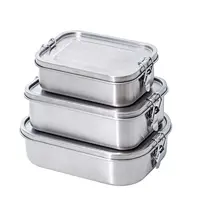 Sealed rectangular lunch box