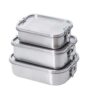 Sealed rectangular lunch box