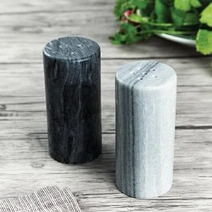 Marble Salt and Pepper Shakers