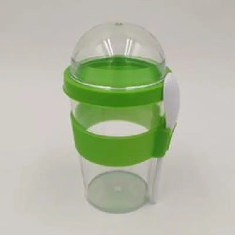 yogurt cup with spoon