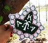 custom design embroidered embroidery chenille patches iron on