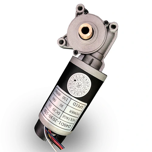 12v 24v 36v 30w Carbon Brush Gear DC motor for lift table 49mm