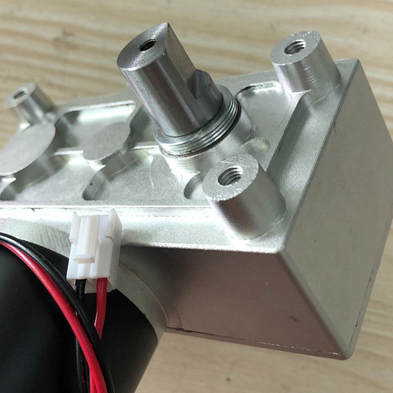 DC geared brush motor for garbage processor