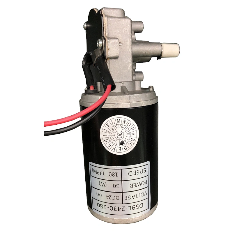 Customized 12v 24 Volt Gear Motor Brush Permanent Magnet DC Motor 59mm