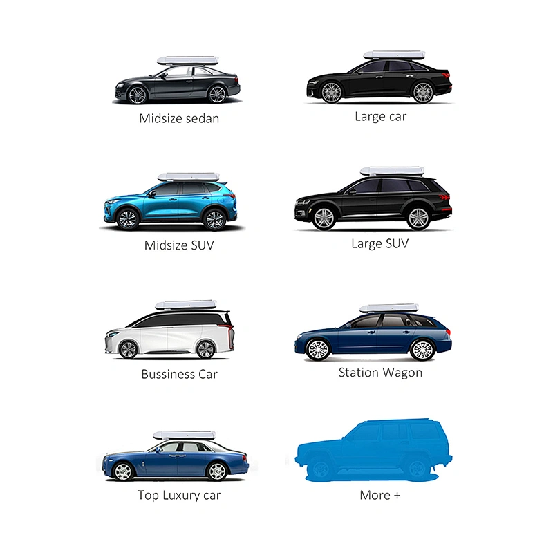 Manual Opening Car Roof Cargo Box