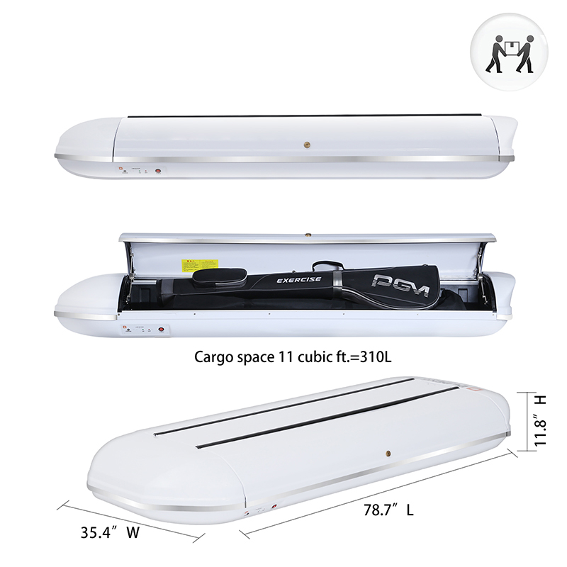 Car Roof Box White