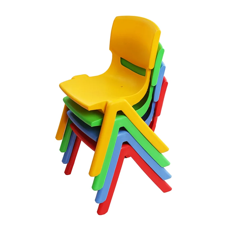 kids plastic chair with 24/26/28/30cm seat height size for kindergarten children