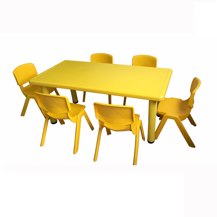 hot sale children table rectangle kids table for kindergarten school