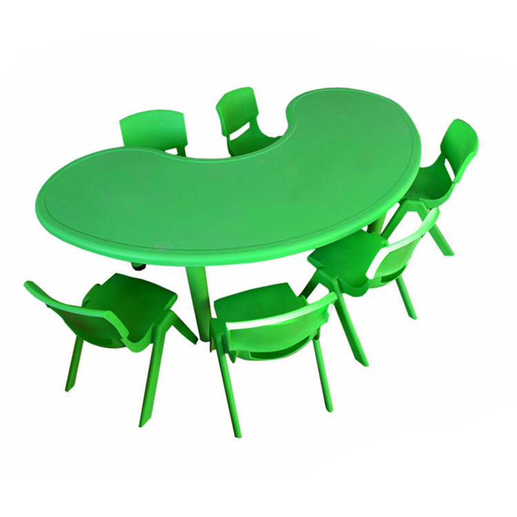 hot sale children table half-moon kids table for kindergarten school