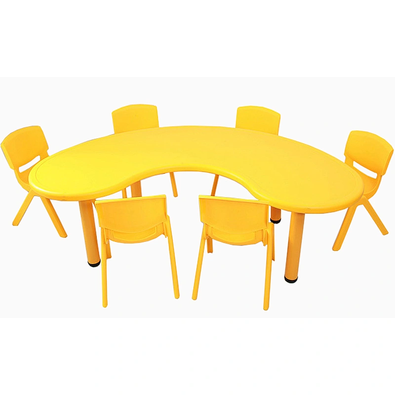 hot sale children table half-moon kids table for kindergarten school