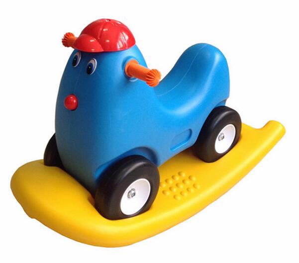 kids  dual-use animal chick rocker for nursery school