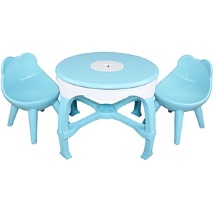 plastic table for children kindergarten round table and chair set for kids