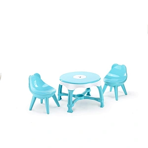 plastic table for children kindergarten round table and chair set for kids
