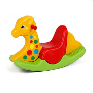 plastic kids animal rider tri-color deer rider home and nursery school