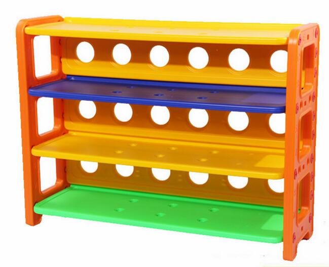 plastic kids multi-functional cabinet kindergarten shelf